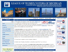 Tablet Screenshot of lwvmi.org